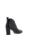Wonders Flex Smooth Leather High Heeled Boots, Black