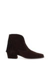 Wonders Charme Suede Western Tassel Ankle Boots, Brown