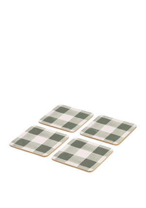 The Home Studio Woodbury Lane 4 Piece Coaster Set