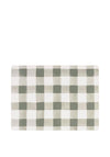 The Home Studio Set of 4 Gingham Placemats, Green