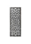Fern Cottage Silver Foil Wooden Carved Panel with Mirror