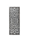 Fern Cottage Silver Foil Wooden Carved Panel with Mirror