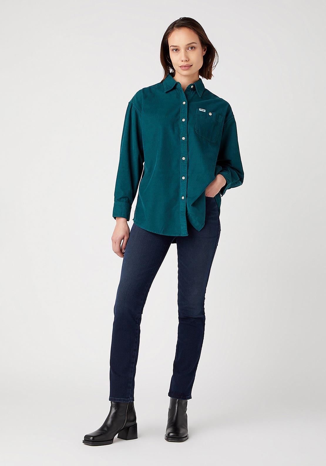 Wrangler Body Bespoke Slim Leg Jean, Kourt Denim