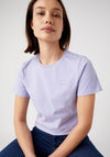Wrangler Crew Neck Mini Logo Tee, Sweet Lavender