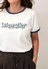Wrangler Logo Print T-Shirt, White