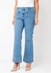 Wrangler Flare 6 Soft Jeans, Light Blue
