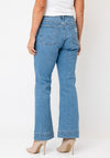Wrangler Flare 6 Soft Jeans, Light Blue