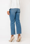 Wrangler Kick Flare High-Waisted Jeans, Blue