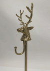 Gold Plated Reindeer Wreath Holder