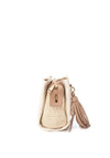 Xti Womens Woven Shoulder Bag, Ice