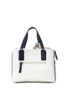 Xti Womens Faux Leather Grab Bag, White & Blue