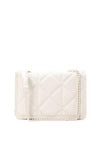 Xti Womens Quilted Shoulder Bag, White