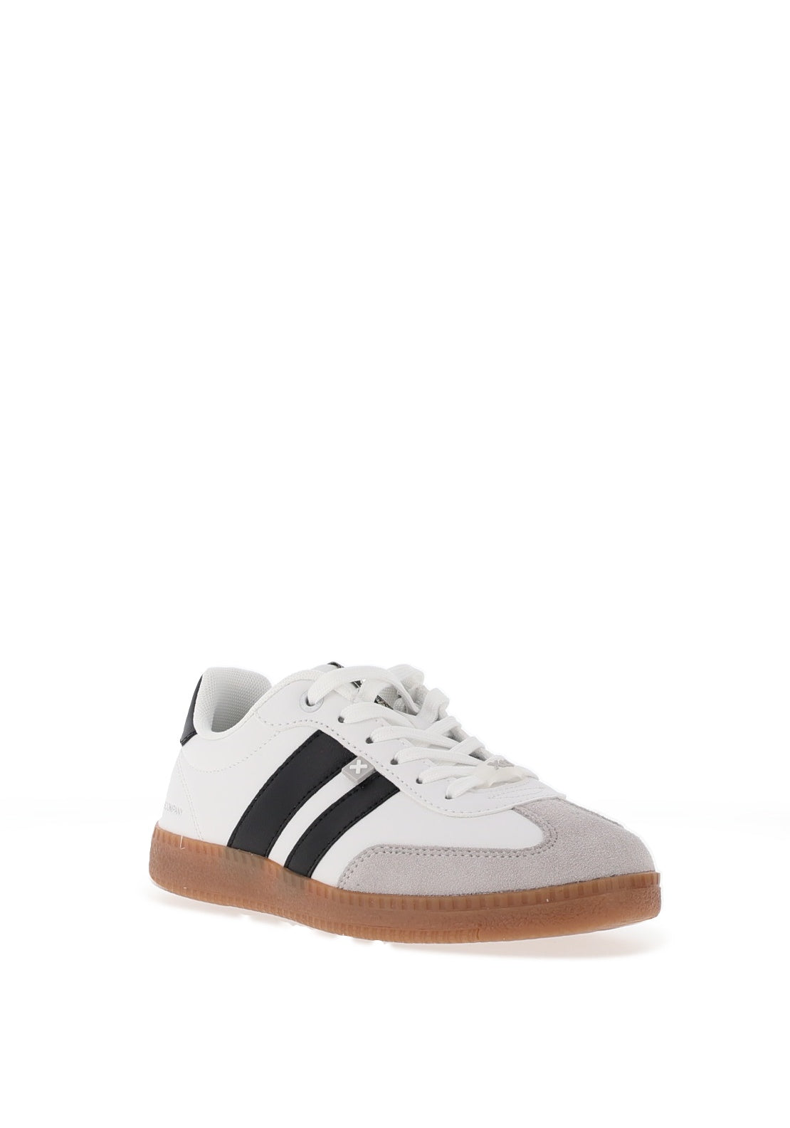 Xti Stripe Detail Lace Up Trainers, White