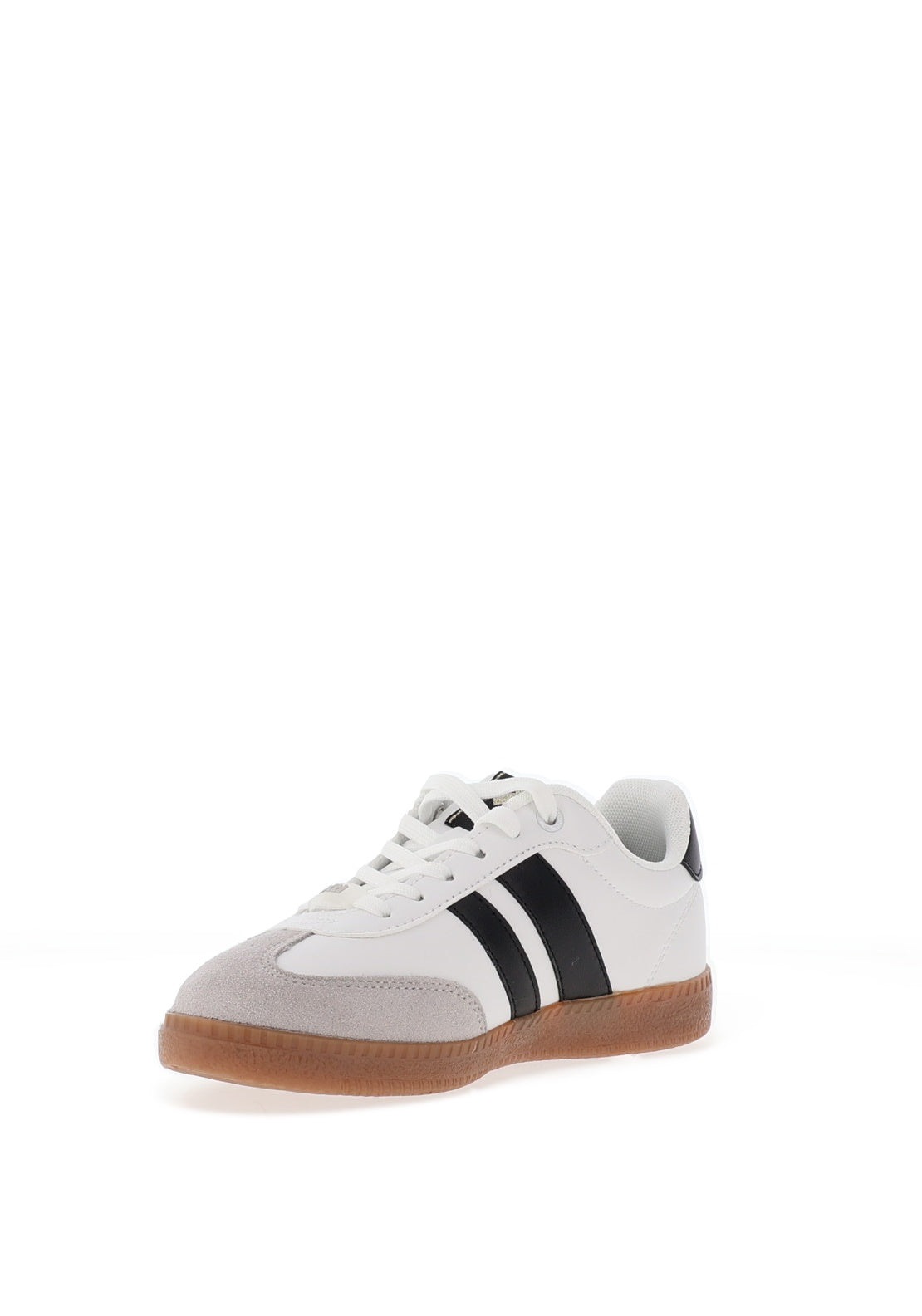 Xti Stripe Detail Lace Up Trainers, White