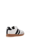 Xti Stripe Detail Lace Up Trainers, White