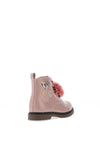Xti Girls Heart Pom Pom Patent Boot, Blush Pink