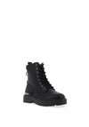 Xti Kids Faux Leather Lace Up Boots, Black