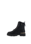 Xti Kids Faux Leather Lace Up Boots, Black