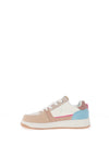 XTI Girls 150718 Lace Up Trainer, Beige Multi