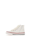 XTI Girls 150777 Canvas Hi Top Trainer, White