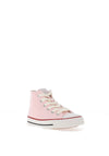 XTI Girls 150777 Canvas Hi Top Trainer, Pink