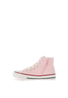 XTI Girls 150777 Canvas Hi Top Trainer, Pink