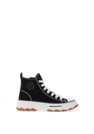 Xti Girls 151277 Hi Top Trainer, Black