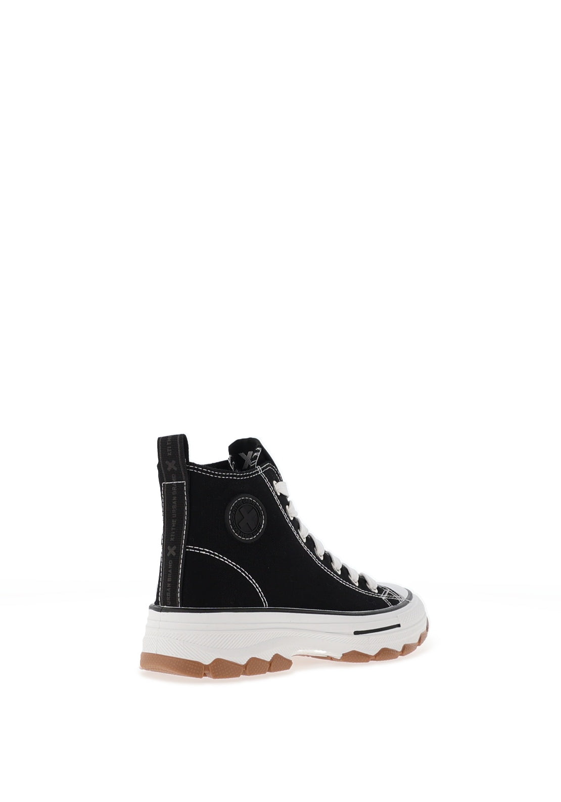 Xti Girls 151277 Hi Top Trainer, Black