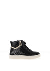 XTi Girls 151294 Hi Top Trainer, Black