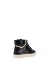 XTi Girls 151294 Hi Top Trainer, Black