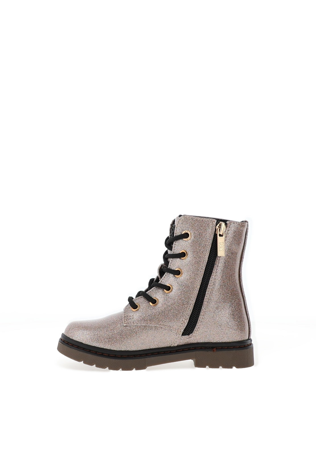 XTi Girls 151395 Dragonfly Glitter Ankle Boots, Nude