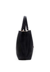 Xti Womens Faux Pebbled Leather Tote Bag, Negro