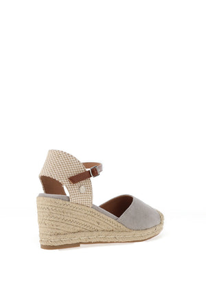Xti Womens Woven Wedge Sandals, Silver