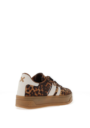 Xti Womens Leopard Printed Gum Trainers, Leopard