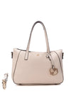 XTI Faux Pebbled Leather Shoulder Bag, Beige