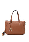 XTI Faux Pebbled Leather Shoulder Bag, Camel