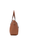 XTI Faux Pebbled Leather Shoulder Bag, Camel