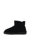 Xti Womens Faux Suede Flat Ankle Boot, Negro