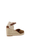 Xti Womens Woven Wedge Sandals, Taupe