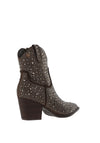 Xti Womens Faux Suede Studded Western Boots, Taupe