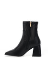 Xti Womens High Ankle Heeled Boots, Black