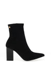 Xti Womens Faux Suede Ankle Boots, Negro