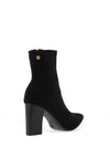Xti Womens Faux Suede Ankle Boots, Negro