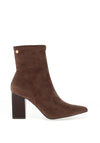 Xti Womens Faux Suede Ankle Boots, Taupe