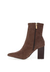 Xti Womens Faux Suede Ankle Boots, Taupe