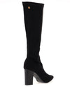 Xti Womens Faux Suede Knee High Boots, Negro