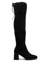 Xti Womens Thigh High Heeled Boots, Black