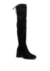 Xti Womens Thigh High Heeled Boots, Black