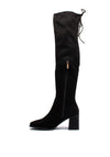 Xti Womens Thigh High Heeled Boots, Black