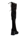 Xti Womens Thigh High Heeled Boots, Black